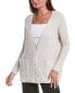 Фото #1 товара Eileen Fisher Button Front Cashmere-Blend Cardigan Women's White S