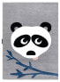 Kinderteppich Petit Panda Grau