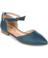 ფოტო #1 პროდუქტის Women's Vielo Bow Ankle Strap Flats