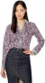 Foxcroft 256827 Women's Mary Ditsy Floral Top Multi Size 8P