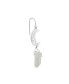 Aurora Borealis or Mystic Quartz Silver Plated Half Moon Drop Earrings