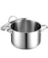 Фото #3 товара 6-Quart Classic Stainless Steel Dutch Oven Casserole with Glass Lid