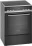 Siemens iQ500 HK9S5A240 - Freestanding cooker - Black - Rotary,Touch - Front - 1.2 m - Electronic