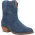 Dingo Tumbleweed Roper Round Toe Booties Womens Blue Casual Boots DI561-415