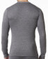 Фото #2 товара Men's 2 Layer Cotton Blend Thermal Long Sleeve Shirt