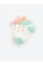 Фото #1 товара LCW baby Çiçekli Kız Bebek Patik Çorap 3'lü