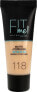 Фото #1 товара Maybelline Fit Me Matte+ Poreless matujący poklad do twarzy 118 30ml