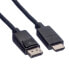 ROLINE DisplayPort Cable - DP - HDTV - M/M - 1 m - 1 m - DisplayPort - Male - Male - Straight - Straight