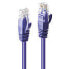 Фото #6 товара Lindy 0.5m Cat.6 U/UTP Cable - Purple - 0.5 m - Cat6 - U/UTP (UTP) - RJ-45 - RJ-45