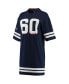 Women's Navy New England Patriots Clair Half-Sleeve Dress