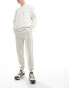 Фото #2 товара ASOS DESIGN tapered joggers in light beige