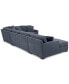 Фото #21 товара Radley 4-Pc. Fabric Chaise Sectional Sofa with Wedge Piece, Created for Macy's