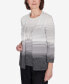 ფოტო #5 პროდუქტის Classic Ombre Two in One Striped Top