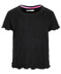 Big Girls Solid-Color Textured T-Shirt, Created for Macy's