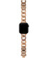 Фото #4 товара Women's Rose Gold-Tone Stainless Steel Chain Bracelet Apple Watch Strap 38, 40, 41mm