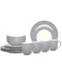 Фото #148 товара Colorwave Rim 16-Pc. Dinnerware Set, Service for 4