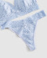 Фото #3 товара Women's Lace Thong Underwear, Created for Macy's