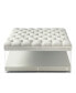 Фото #6 товара Audrey Button Tufted Cocktail Ottoman with Acrylic Sides