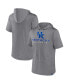 Men's Heather Gray Kentucky Wildcats Modern Stack Hoodie T-shirt