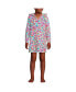 Фото #2 товара Girls Long Sleeve Hooded Front Pocket Terry Cloth Swimsuit Cover-Up