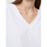 Фото #6 товара SELECTED Standard short sleeve v neck T-shirt