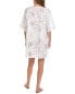 Natori Eyelet Cover-Up Women's White Xs