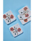 Фото #3 товара Oriental Bloom Marble Coasters, Set of 4
