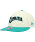 ფოტო #3 პროდუქტის Men's x Felt Cream Florida Marlins Low Profile 9FIFTY Snapback Hat