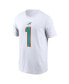 Фото #2 товара Men's Tua Tagovailoa White Miami Dolphins Player Name and Number T-shirt