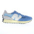 Фото #1 товара New Balance 327 U327WRA Mens Blue Suede Lace Up Lifestyle Sneakers Shoes 9