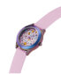 ფოტო #5 პროდუქტის Women's Analog Pink Silicone Watch 34mm