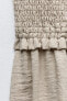 Фото #4 товара Платье миди со сборками ZARA