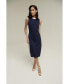 ფოტო #1 პროდუქტის Women's Tipping Pencil Dress Ponte