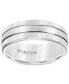 Men's Tungsten Carbide Ring, Comfort Fit Wedding Band (8mm)