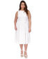 Фото #1 товара Платье Michael Kors plus Size Smocked Midi