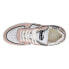 Фото #4 товара Diadora Mi Basket Row Cut Frame Used Lace Up Mens Pink, White Sneakers Casual S