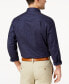 Фото #3 товара Men's Micro Dot Print Stretch Cotton Shirt, Created for Macy's