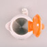 Фото #3 товара Электрический чайник Feel-Maestro MR012 Белый Оранжевый Пластик 1100 Вт 1 Л