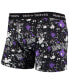 ფოტო #3 პროდუქტის Men's Black and Purple Colorado Rockies Super Fit 2-Pack Boxer Briefs Set