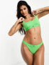 Tommy Hilfiger original cheeky bikini bottom in bright green