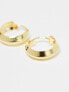 Фото #7 товара Kingsley Ryan Gold Plated 2 pack of hoop earrings in gold