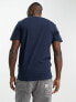 Selected Homme – T-Shirt aus Baumwolle in Navy