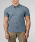 ფოტო #1 პროდუქტის Men's Geo Spot Print Short Sleeve Shirt