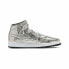 Кроссовки Nike Air Jordan 1 Mid SE Disco Metallic Silver (W) (Серебристый)