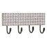 Wall mounted coat hanger 38 x 7 x 17 cm Metal Wood