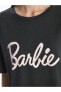 Фото #4 товара Футболка LC WAIKIKI с рисунком Barbie XSIDE Байколлар накладкой на горле
