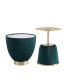 Фото #4 товара Anderson 2-Piece Leatherette Upholstered End Table Set