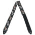 Ernie Ball E-Guitar Strap White Blossom