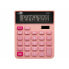 Фото #1 товара Калькулятор Liderpapel розовый пластик XF23 10 цифр солнечный