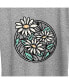 ფოტო #3 პროდუქტის Wildflower Circle Plus Size Graphic T-Shirt